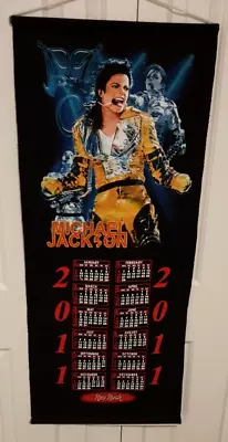 Michael Jackson Reo Rock 2011 Printed Fabric Calendar History World Tour Graphic • $16.72