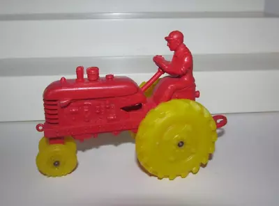 Vintage Ohio Art Farm Playset Rubber Vinyl Tractor • $9.99