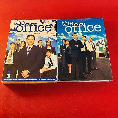 The Office Seasons 3 4 Box Set DVD Region 1 NTSC Steve Carrell Comedy TV Show • $12.88