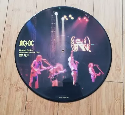 AC/DC Limited Edition Interview Picture Disc LP MM 1210 • £39.95