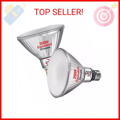 250W PAR38 LED Flood Light Bulbs 3000 Lumens Dimmable Outdoor Waterproof 300 • $38.53