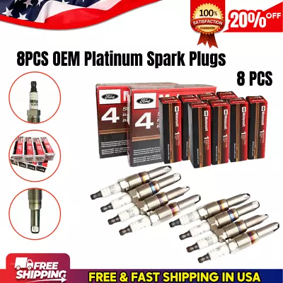 8PCS OEM Platinum Spark Plugs SP-515 For Motorcraft Ford F150 5.4L PZH14F SP546 • $75