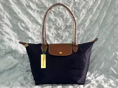 Longchamp Le Pliage Navy Blue Handbag 2605 • $45.68