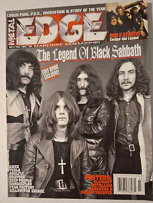 Metal Edge Magazine (July 2004) Sabbath/Tesla/Killswitch/Soulfly/Courtney Love • $15.99