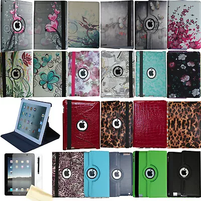 360 Rotating Case Stand Smart Cover Magnetic Wake Up Sleep For 2012 IPad • $13.69