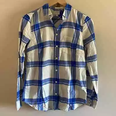 NWT J Crew Boy Fit Flannel Shirt In Plaid XS • $25