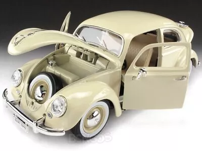 1955 Volkswageb Kafer-beetle Beige New In Box1:18 • $39.99