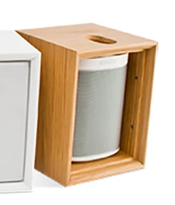 $69 • Buy Leon Tonecase Hardwood Case TC1S-OAK Fits Sonos Play:1 Conceal Your Speakers