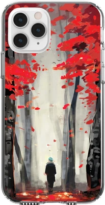 $16.95 • Buy Silicone Cover Case Cherry Blossom Woods Mountain Moon Sky Planets Romance Art