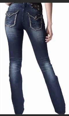 Miss Me Bootcut Js5916b Designer Women’s Jeans Size 27 • $45