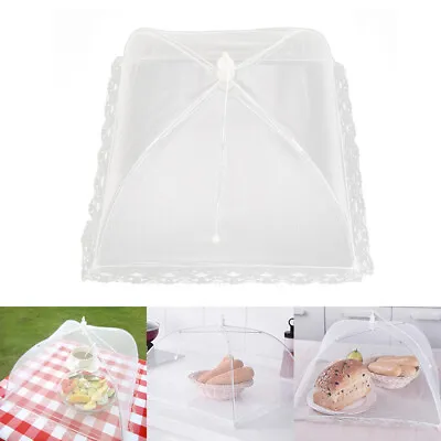 Pop-up Food Umbrella Cover Barbecue Party Mosquito Tent Mesh Net CA • $3.49