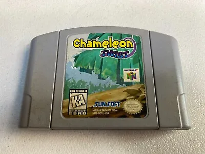 Chameleon Twist (Nintendo 64 N64 1997) Cart Only Tested!!! • $34.99