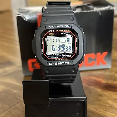 CASIO Digital G-SHOCK Black Silicone 43.2 Mm Men's Watch - GWM5610  MSRP: $150 • $41