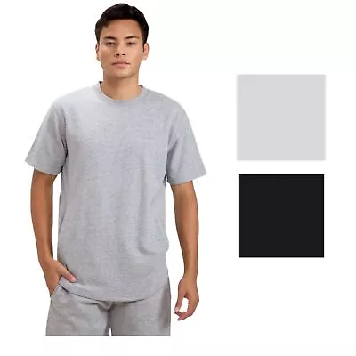 Mono B Mens Seamlines Organic Cotton Kangaroo Short Sleeve Sweatshirt • $30