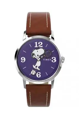 Timex Marlin Hand-Wound X Snoopy Tennis Watch TW2V88500 • $485.03
