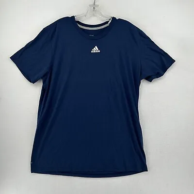 Adidas Go-To Performance T Shirt Men's Size XL Blue Short Sleeve • $11.30