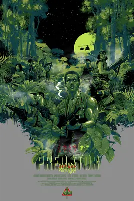 Predator Night Ops Screen Print Art Poster Vance Kelly Mondo Artist 24x36 • $119.99