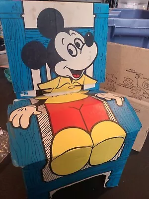 Vintage Mickey Mouse's Chair Walt Disney Cardboard  • £14.46