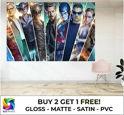 $18.47 • Buy DC's Legends Super Hero Collage Large Poster Art Print Gift Multiple Sizes