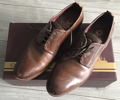 £4 • Buy BOYS BASE LONDON BROWN SHOES Size UK 6 / Eur 40 