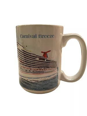 Carnival BREEZE Cruise Ship Souvenir White Coffee Cup Mug • $29.99