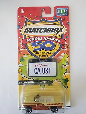 Matchbox Across America 50th Birthday California 1955 Chevrolet Bel Air • $1