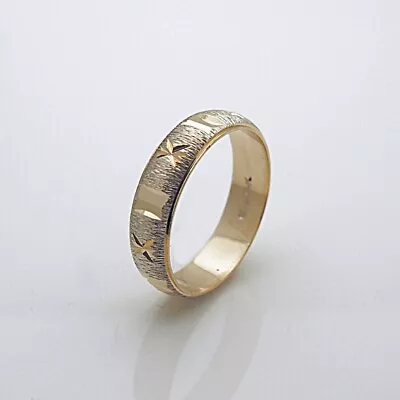 14k Two Tone Gold Wedding Band • $465