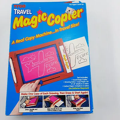 Tyco Travel Magic Copier In Original Box Extra Paper Vintage 1992 Real Copy Mach • $19.87