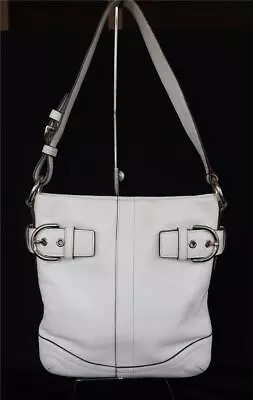 Coach Soho White Leather Small Duffle Shoulder Bag 1453 • £16.08