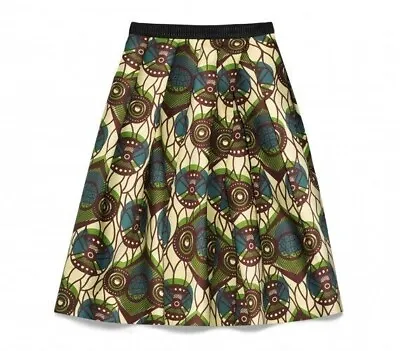 Marni For H&m Rare Retro 50's 60's Boho Ethnic Cotton Skirt Uk 6 Us 2 Xs Bnwt • $124.41