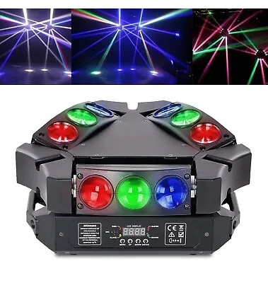 £120 • Buy Disco Lights Rainbow Dj Lights, 9 LED Stage Lights Moving Head Lights For Dj, Dj
