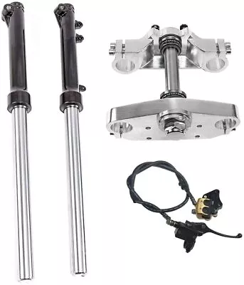 630mm Front Forks+ Triple Tree Clamp For Pit Bike Taotao Apollo SSR SDG  12mm • $163.09