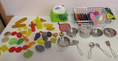 $29.99 • Buy Melissa & Doug Stainless Steel Pots & Pans & Misc Play Food & Dishes-As Shown