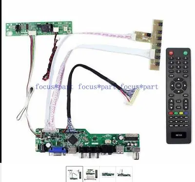 HSD100IFW1-A04 TV+HDMI+VGA+USB LCD Controller Driver Board 1024x600 30pin • $21.74