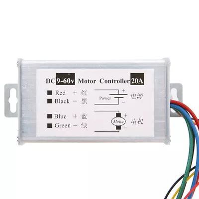 Motor Speed Controller Switch Potentiometer Control PWM 9V/12V/24V/48V/60V YSE • $12.14