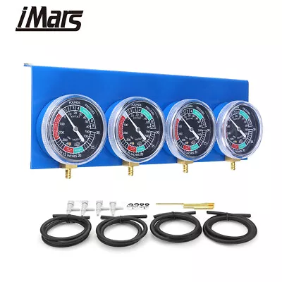 $36.85 • Buy Motorcycle Fuel Vacuum Carburetor Synchronizer Tool 4 Carb Sync Gauge 4 Cylinder