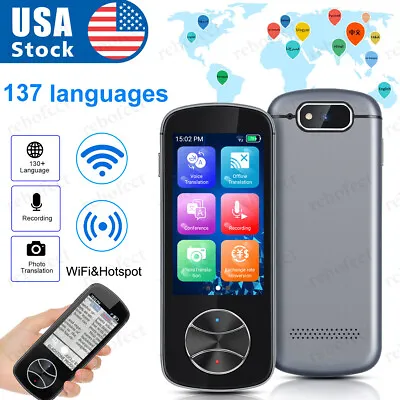 Smart Voice Translator Pens 137 Languages Real Time Online&Offline AI Conversion • $69.49