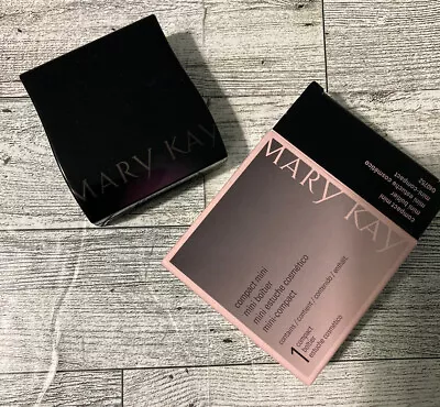 Mary Kay Compact Mini With Mirror~black~unfilled~nib~customize~discontinued! • $12.50