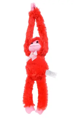 NEW 12  Plush Hanging Monkey Stuffed Valentine's Day ~ Red • $7.49