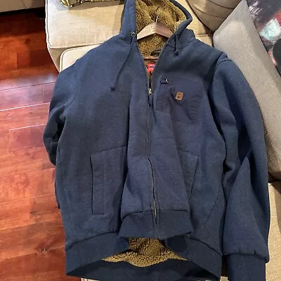 Coleman Men's Faux Fur Lined Hoodie Jacket Size XL • $45