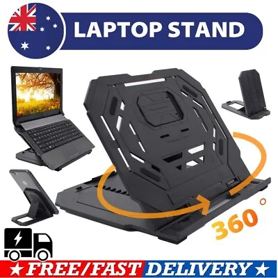$20.95 • Buy 360° Portable Laptop Stand Foldable Adjustable Table Desk Tray Computer Notebook