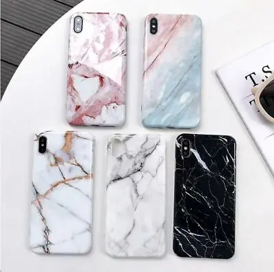 $6.65 • Buy For IPhone 6s 7 8 Plus SE 2020 Soft Marble Case TPU Silicone Slim Cover