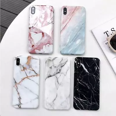 For IPhone 6s 7 8 Plus SE 2020 Soft Marble Case TPU Silicone Slim Cover • $7.39