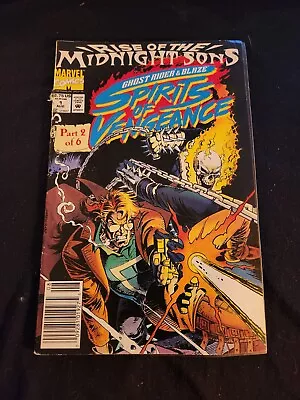 Rise Of The Midnight Sons. Spirits Of Vengeance #1. Marvel Comics 1992.  • $5