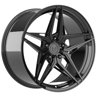 GWG 4 HP5 20 Inch STAGGERED Gloss Black Rims Fits INFINITI G35 COUPE 6 SP • $2069.27