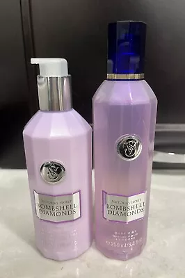 Victoria's Secret Bombshell Diamonds Fragrance Shimmer Lotion & Mist 8.4 FL OZ • $50