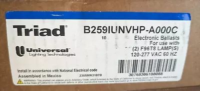 Universal  2-Lamp F96T8 B259IUNVHP-A Instant Start Electronic Ballast • $27.95