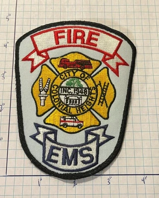 $12.99 • Buy Colonial Heights (VA) Fire Department Patch