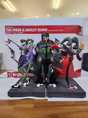 DC Gallery The Joker & Harley Quinn Bookends • $250