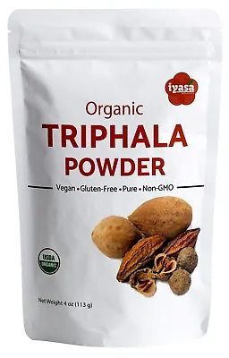 Organic Triphala Powder Trifala Body Detox 4816 Oz Amla Haritaki Bibhitaki • $8.99